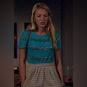 Gryphon Teal Bead Top